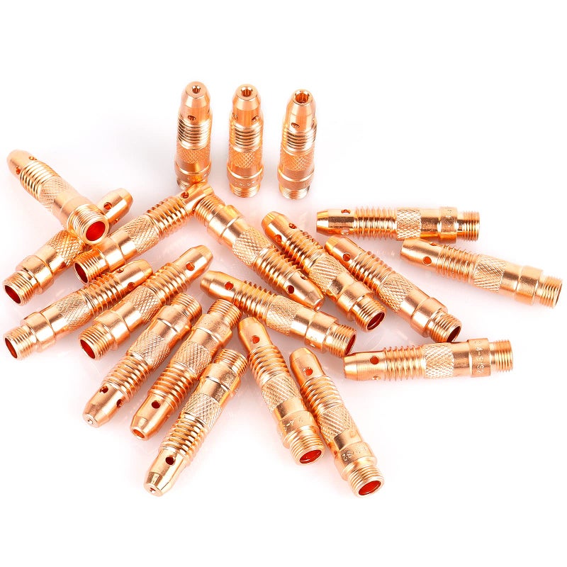 Alffun 68pcs TIG Torch Consumables Accessories KIT for TIG Welding Torch PTA DB SR WP 17 18 26 Back Cap/Collet Body/Alumina Nozzle - Image 2